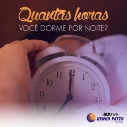 QUANTAS HORAS VOCÊ DORME POR NOITE?